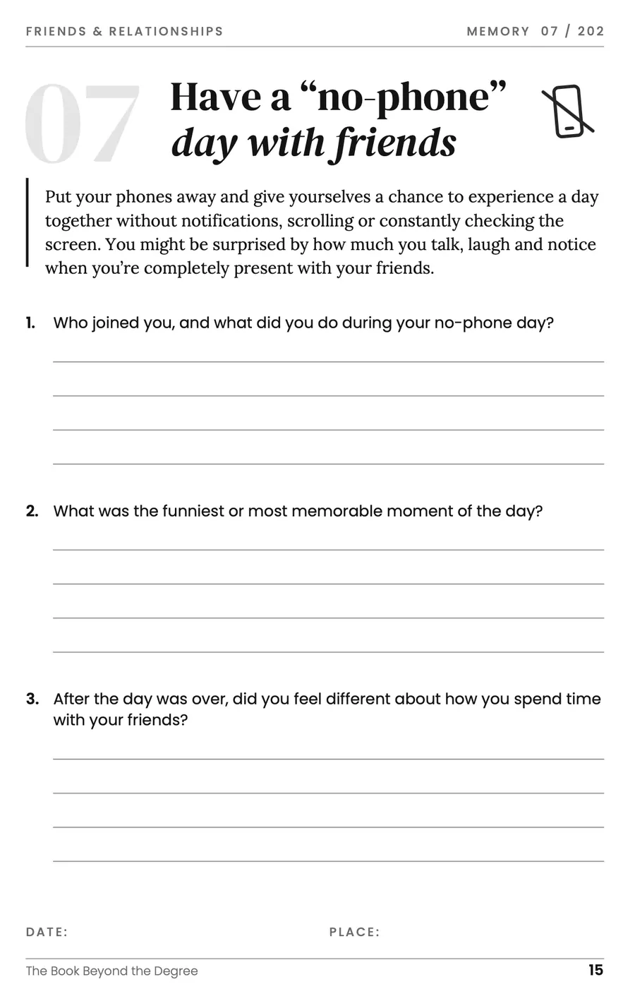 Sample page 1 from The Book Beyond the Degree