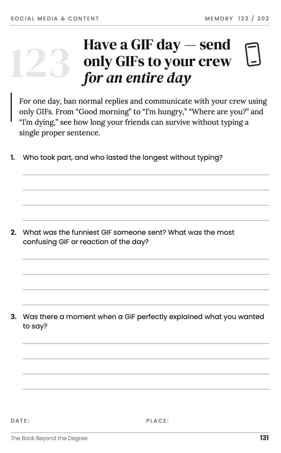 Sample page 2 from The Book Beyond the Degree