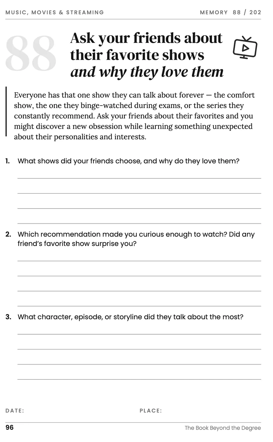 Sample page 4 from The Book Beyond the Degree